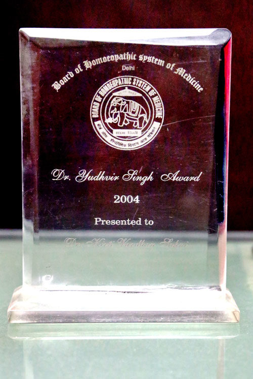 Awards by Dr. Kirti Vardhan Sahni
